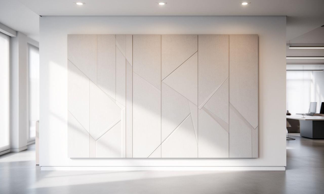 Moderne Wandpaneele in einem hellen Zürcher Showroom mit ruhiger Beratungsatmosphäre
